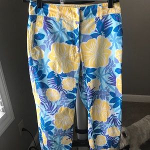 Lily Pulitzer cropped pants size 0